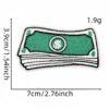 Wholesale Cartoon Money Embroidery DIY Patches