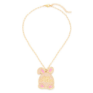 Wholesale Pearl Rabbit Pendant Necklace