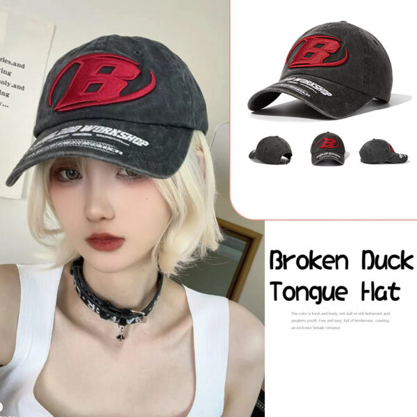 Wholesale Baseball Cap with Wide Brim and Face-Showing Small Peaked Cap