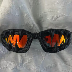 Bright gold frame plated with red film