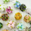 Wholesale Heavy-duty colorful ceramic clay rose flower ball beads