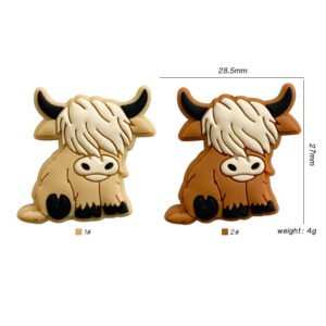 Wholesale Silicone Animal Cow Focal Beads