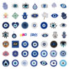 Wholesale 50 Horror Weird Evil Blue Eyes Waterproof Vinyl Stickers
