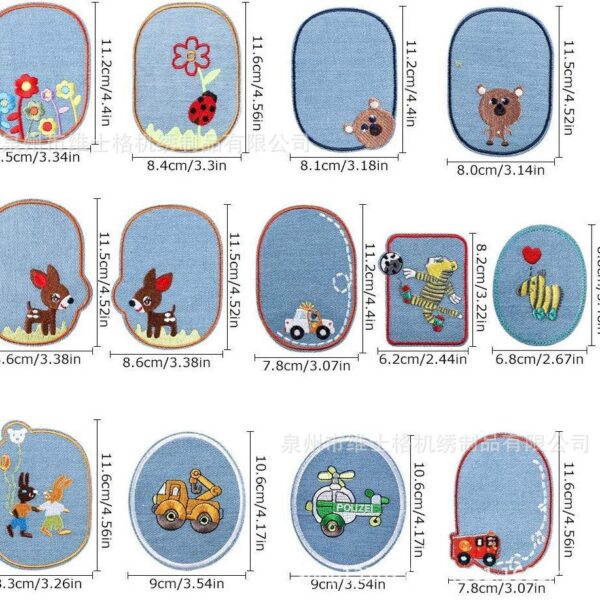 Wholesale Cartoon Rabbit Large Clothing Embroidery DIY Patches