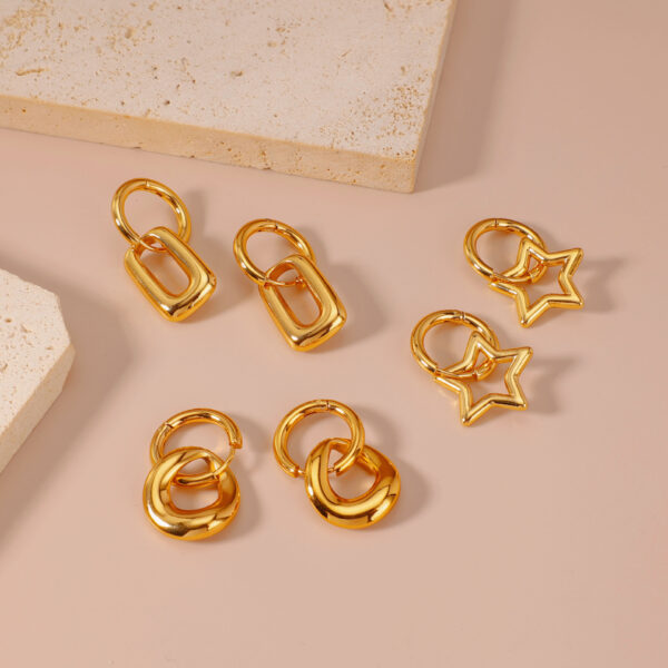 O1CN01f95HVG21r0EO8iddE_2217679087037-0-cib Wholesale fashionable versatile stainless steel hoop earrings