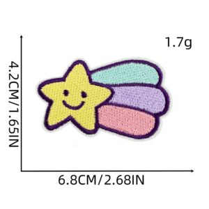 Five-pointed star cloth patch 5#