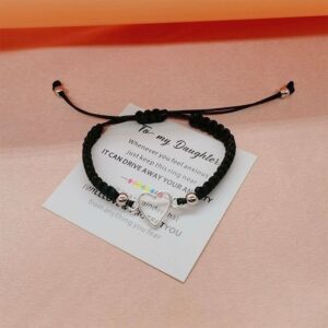 x79 woven love bracelet [black]]