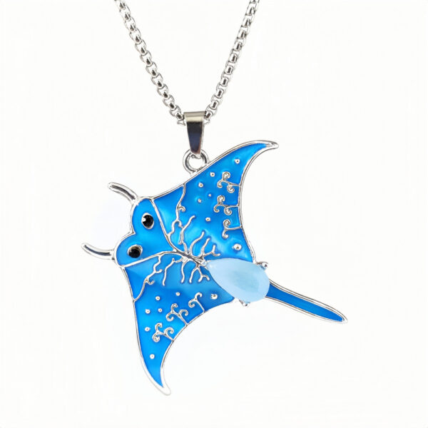 Wholesale Ocean Style Luminous Devil Fish Necklace