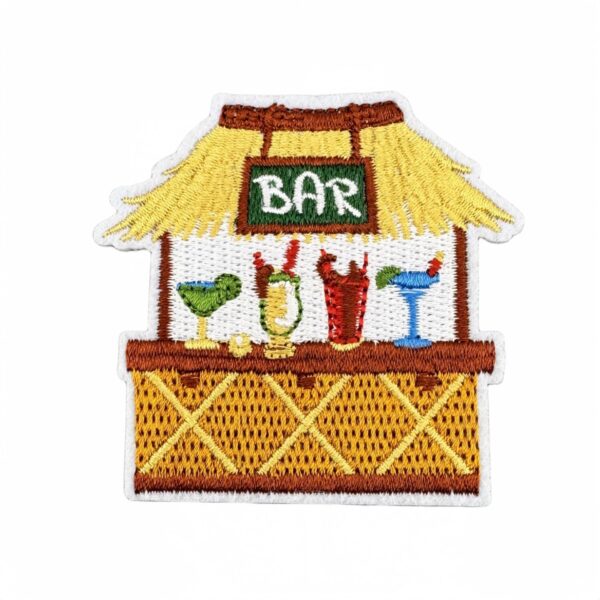 Wholesale Guitar Beach Rainforest Summer Style Embroidery DIY Patches