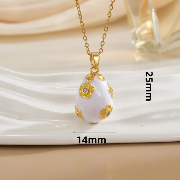 Wholesale Easter egg necklace