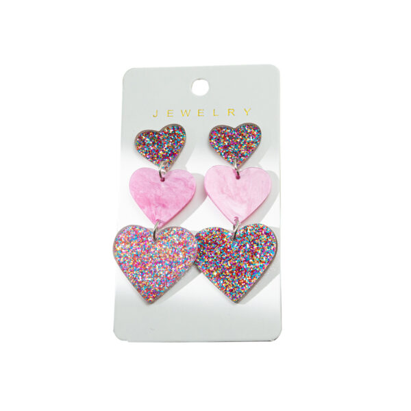 O1CN01fHy2y21ZBUxTSr0sR_2925713156-0-cib Wholesale Ser Flash wder Three-Layer Love Earrings