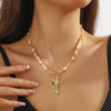 O1CN01fICIPJ1VD5w6alxRo_2466522618-0-cib Wholesale Spliced rose cross pendant necklace