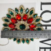 Wholesale Diamond inlaid with colorful sunflower eyes DIY Patches
