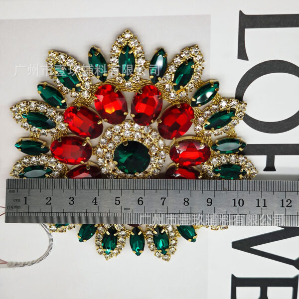 Wholesale Diamond inlaid with colorful sunflower eyes DIY Patches