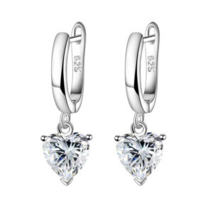 White diamond earrings (remarks required for other colors)