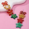 Wholesale Christmas Tree Cartoon Acrylic Earrings