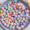 Wholesale Cartoon acrylic heavy hand-painted beads