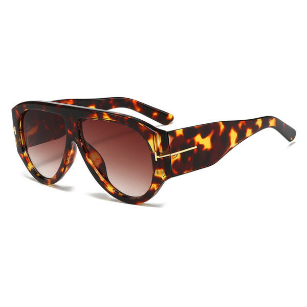 Wholesale Large-frame sunglasses aviator glasses retro UV-resistant sunglasses