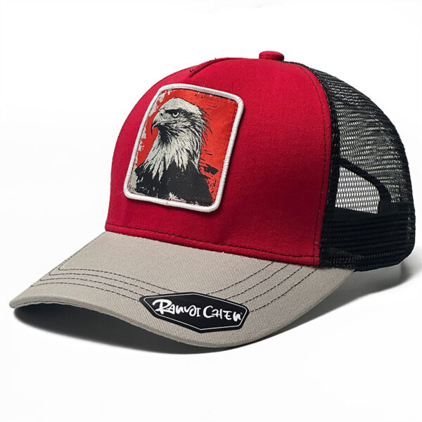 Wholesale Retro color blocked animal eagle outdoor baseball cap