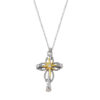 Wholesale Summer New Cross Necklace Double-Layer Accessory