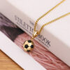 Wholesale Football engraved name stainless steel necklace