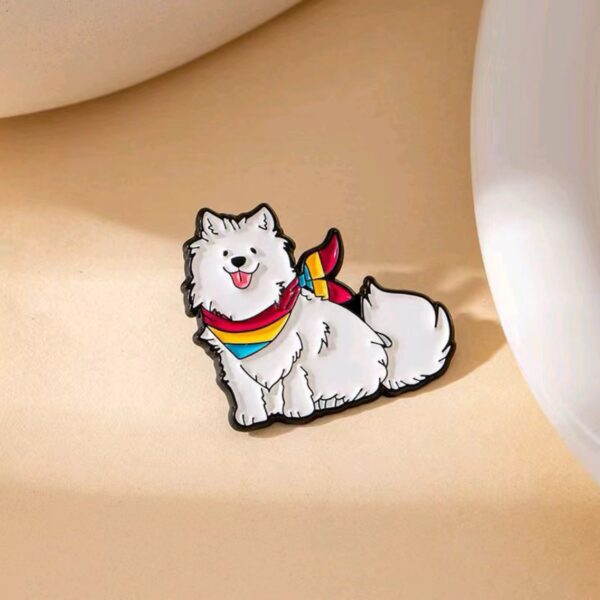 O1CN01fQwEYQ1b5fHVtarSH_2221167713414-0-cib Wholesale Creative Retro Alloy Enamel Puppy Character Brooch
