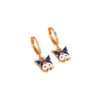 Wholesale Cute gold dripping cartoon earrings