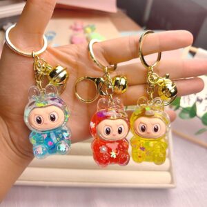 Wholesale Oil-Filled Liquid Small Pendant Creative Keychain OLY Exclusive