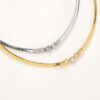 O1CN01fZushI1aXJXbdWH3V_2213091103339-0-cib Wholesale Diamond studded flat snake bone titanium steel necklace