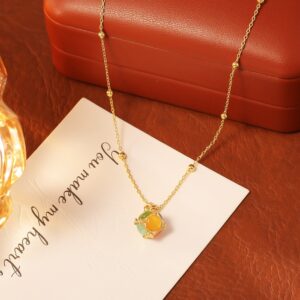 Colorful opal rubik's cube necklace