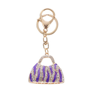 Leopard print bag [purple]