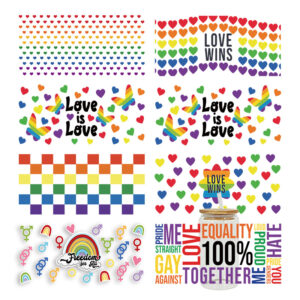 Wholesale UV Transfer Paste Glass Crystal Label Crystal Paste 16OZ UV DTF WRAPS