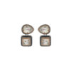 Wholesale Geometric square diamond droplet shaped Bohemian style earrings