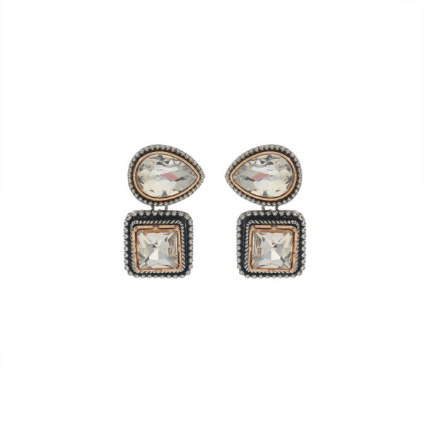 Wholesale Geometric square diamond droplet shaped Bohemian style earrings