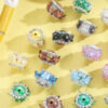 O1CN01feXDYh25LB0c9XLqK_2217520477509-0-cib Wholesale 10pcs Rhinestone Butterfly Beaded Straight Hole DIY Beads