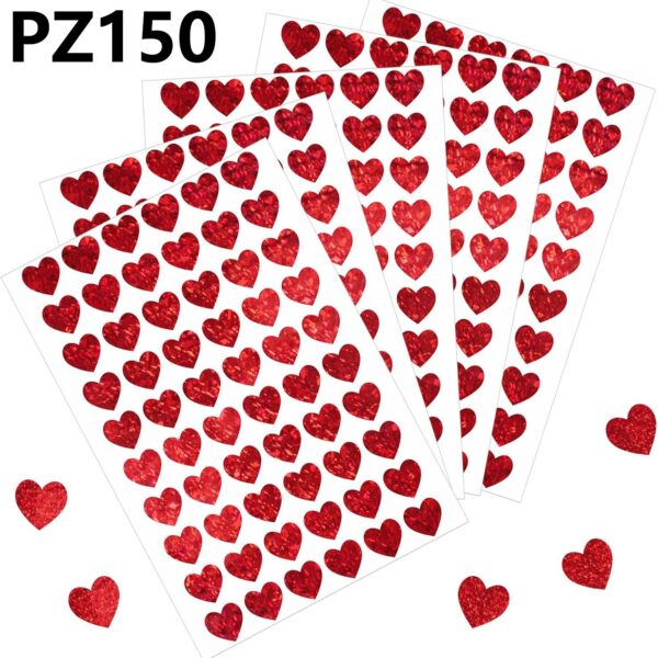 Wholesale Heart Stickers Kids Glitter Love Stickers