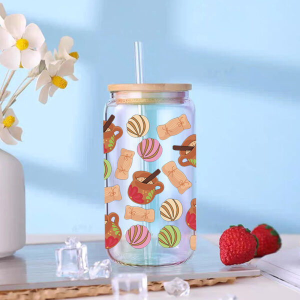 Wholesale Uv Transfer Sticker Glass C Crystal Label Crystal Sticker Exclusive for 16oz Glass C Special Sticker 23Cmx11Cm