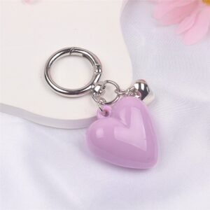 Big purple heart + small heart + circle