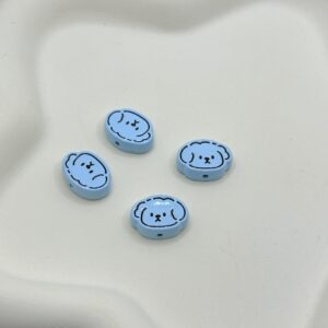 Line puppy [blue] / 14.2*10.3mm