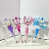 Wholesale Rhinestone Butterfly Flower Heavy Beaded Pen