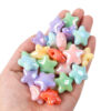 Wholesale 10pcs Cute Star Five-Pointed Star DIY Beads Colorful Versatile Accessories