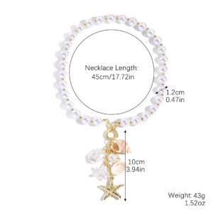 N2504-2 Pearl Beaded Pendant