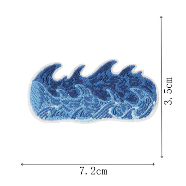 Wholesale Holiday Beach Surfer Girl Embroidery DIY Patches