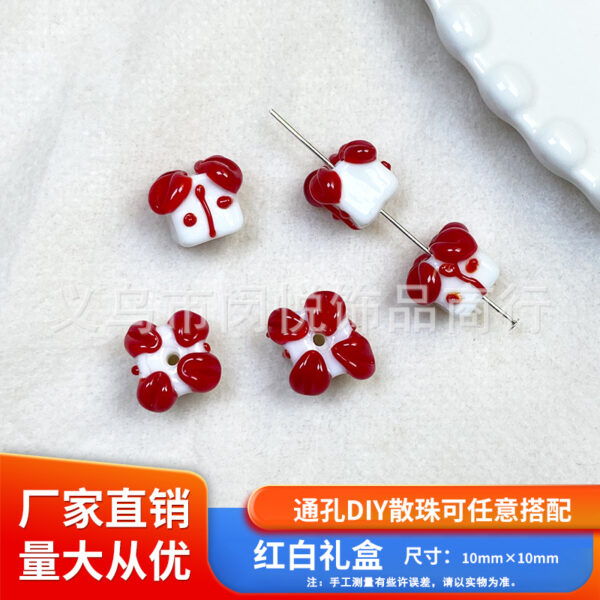 O1CN01frfeZO1hINlih3rND_2213857894254-0-cib Wholesale Snowman, , Christmas tree, gingerbread man, glass beads