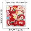 Wholesale Cartoon Apple Embroidered Fabric Patch Apple Cake Patch