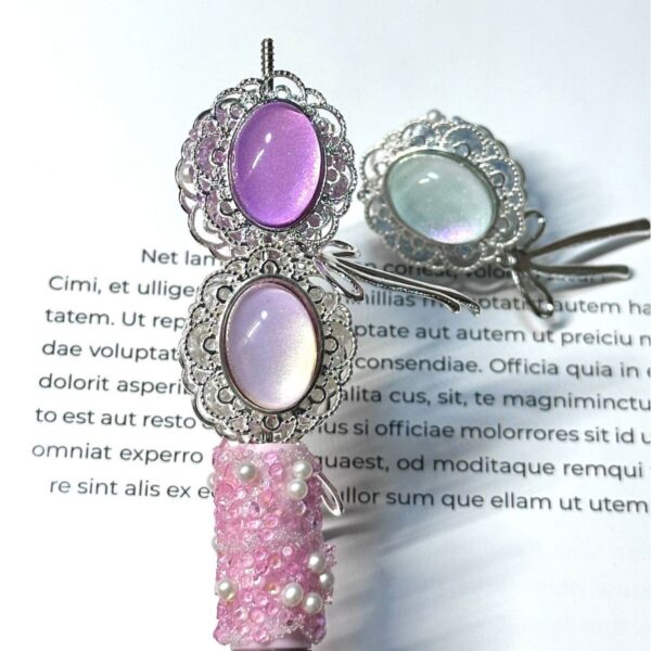 Wholesale 2pcs Fantasy Colorful Beads Mobile Phone Chain DIY Beaded pen