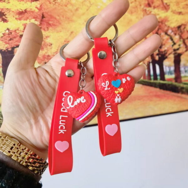 Wholesale Cartoon Love Wings Valentine's Day Keychain
