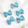 O1CN01fxMUqO1okxwJB0gp3_2218132465264-0-cib Wholesale Gypsophila Clay Straight Hole Bow 29*21 Bow Tie Beaded