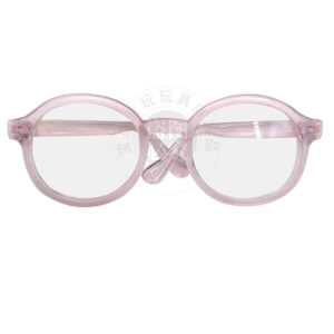 Large cotton doll pink 9cm lens glasses
