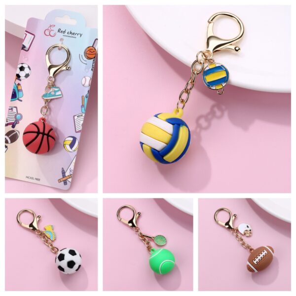 O1CN01fxe1zh1Ros80PuCyA_2204819392159-0-cib Wholesale soft rubber ball pendant World Cup football baseball key chain
